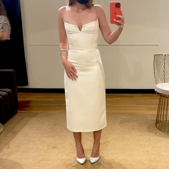 Sarah Seven Dresses & Skirts - BEFORE. BY SARAH SEVEN | Eloisa Midi dress White l Size 0 | brand new with tags!